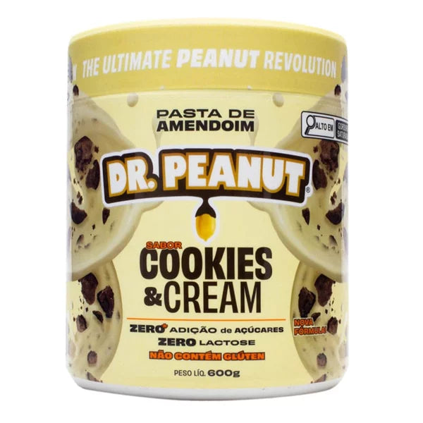 Pasta de amendoim Dr Peanut - Sabor Cookies & Cream