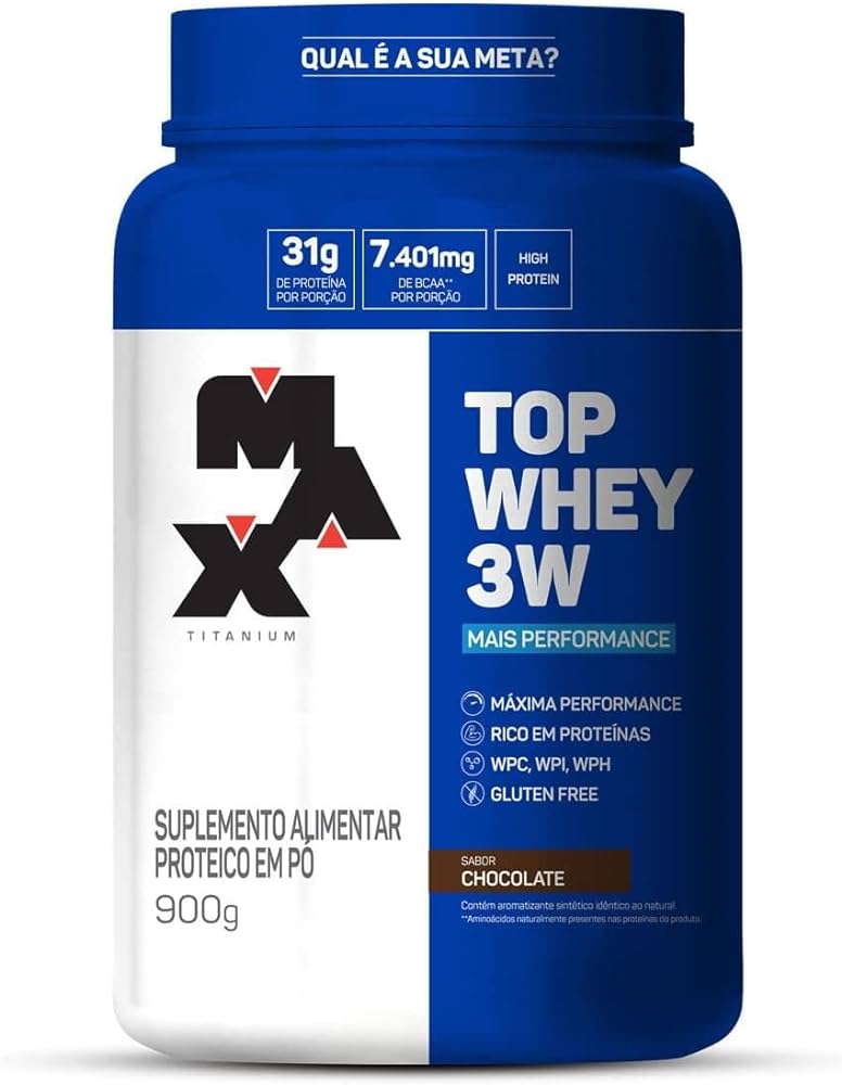 Top Whey 3W + Performance 900G - Max Titanium